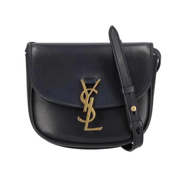 Saint Laurent Handbags - Saint Laurent Kaia crossbody bag navy blue leather